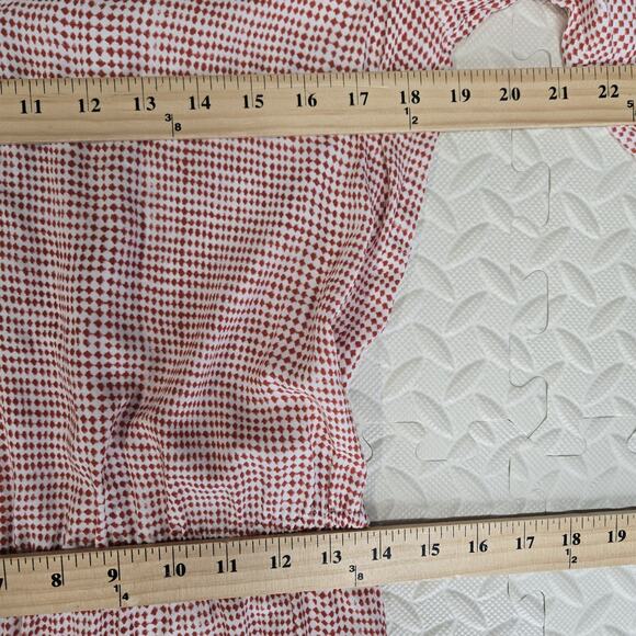 Joie Soft Acey Dress Womens Small NEW Chilli Pepper Mini Casual Rayon Red White - Picture 10 of 10